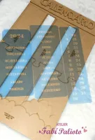 G1.484  Gabarito de Moldes  em MDF  Calendário  - Foto 6