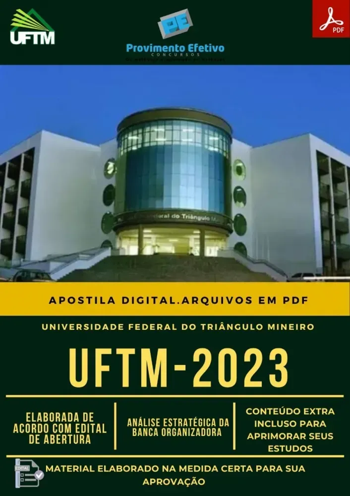 Apostila UFTM Seleção 2023 AUDITOR