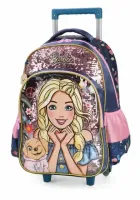 Mochila Barbie Azul 2024 - Foto 3