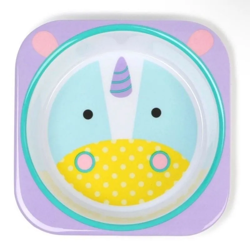 Tigela Skip Hop Zoo Unicórnio - A partir de 12 meses+