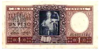 Argentina - 1 Peso - Cédula Estrangeira - MBC/Sob