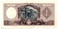 Argentina - 1 Peso - Cédula Estrangeira - MBC/Sob - Foto 2