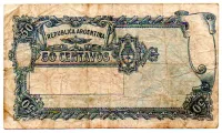 Argentina - 50 Centavos - Cédula Estrangeira - UTG - Foto 2