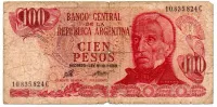 Argentina - 100 Pesos - Cédula Estrangeira - UTG