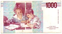 Itália - 1000 Lire - Cédula Estrangeira - MBC - Foto 2