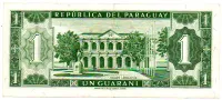 Paraguai - 1 Guarani - Cédula Estrangeira - MBC/Sob - Foto 2