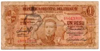 Uruguai - 1 Peso - Cédula Estrangeira - UTG
