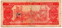 Uruguai - 100 Pesos - Cédula Estrangeira - UTG - Foto 2
