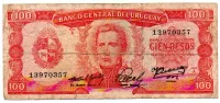 Uruguai - 100 Pesos - Cédula Estrangeira - UTG