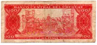 Uruguai - 100 Pesos - Cédula Estrangeira - UTG - Foto 2