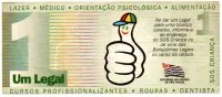 Folheto Antigo - 1 Legal - Goverdo do Estado de São Paulo - SOS Criança