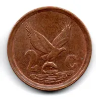 África do Sul - 1996 - 2 Cent - Foto 2
