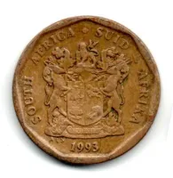 África do Sul - 1993 - 20 Cent