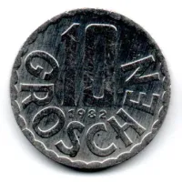 Áustria - 1982 - 10 Groschen