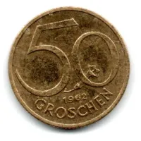 Áustria - 1962 - 50 Groschen