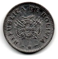 Bolívia - 1991 - 10 Centavos - Foto 2