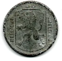 Bélgica - 1942 - 1 Franc - Ocupação Alemanha 2° Guerra - Foto 2