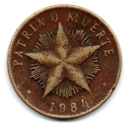 Cuba - 1984 - 1 Peso