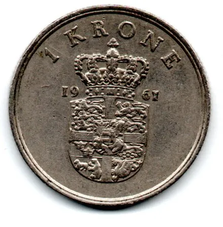 Dinamarca - 1961 - 1 Krone