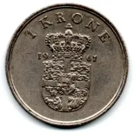 Dinamarca - 1961 - 1 Krone
