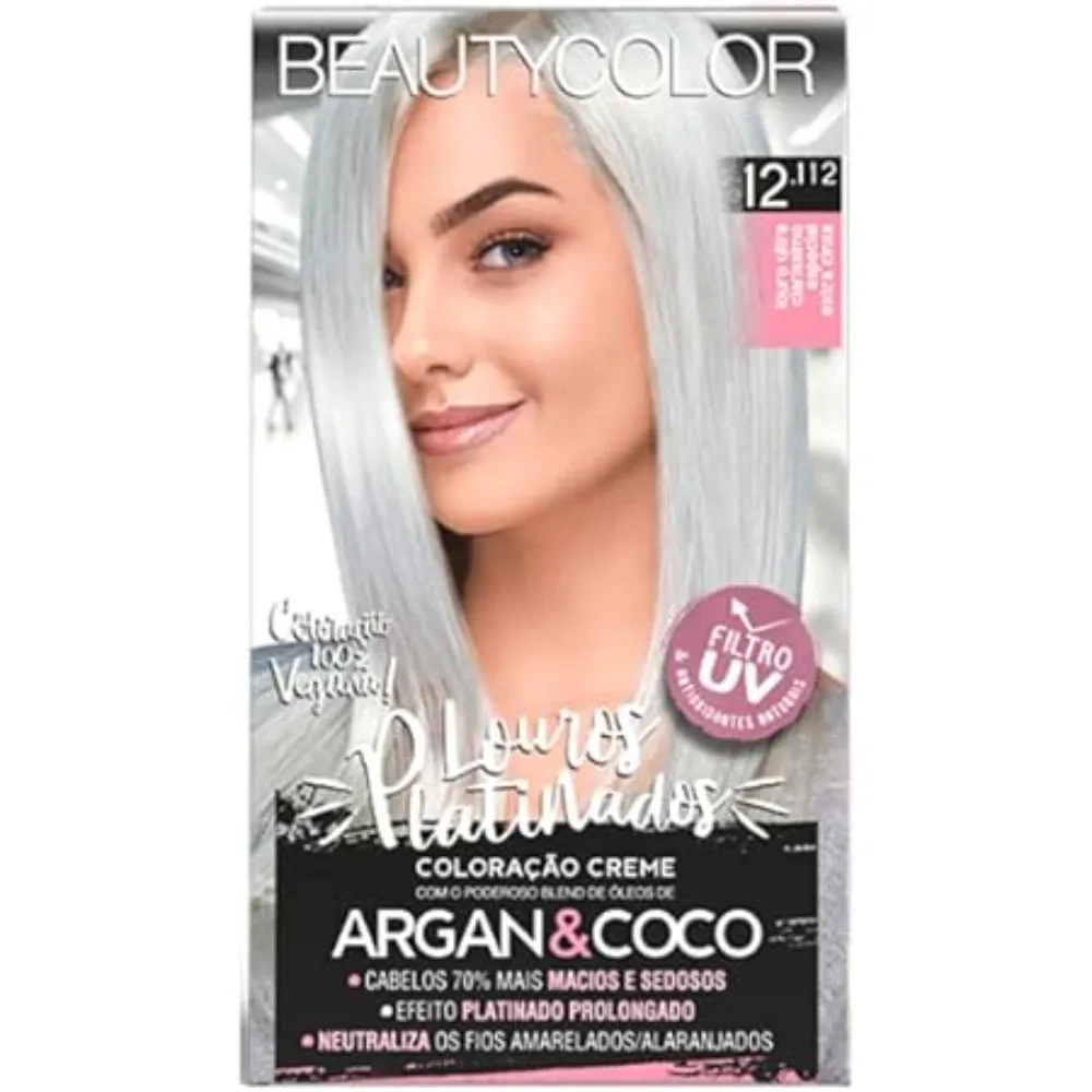 Tintura Permanente Loiro Ultra Claros Extra Cinza Platinados Beauty Color