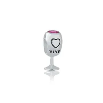 Berloque de Prata 925 - Taça de Vinho - 251586
