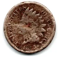 Estados Unidos - 1883 - 1 Cent - Indian Head - UTG
