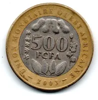 Estados do Oeste Africano - 2003 - 500 CFA Francs