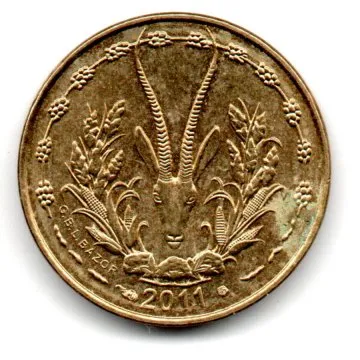 Estados do Oeste Africano - 2011 - 5 CFA Francs