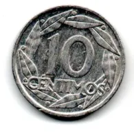 Espanha - 1959 - 10 Centimos - Foto 2