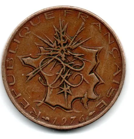 França - 1976 - 10 Francs Imagem