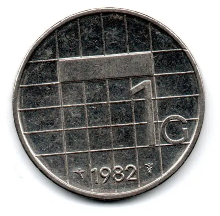 Holanda - 1982 - 1 Gulden