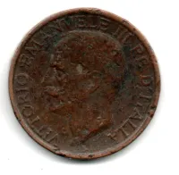 Itália - 1921 - 10 Centesimi - C/ Mossas - Foto 2