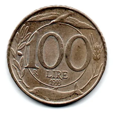 Itália - 1993 - 100 Lire Imagem