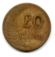 Peru - 1942 - 20 Centavos - Foto 2