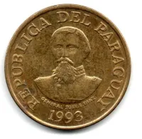 Paraguai - 1993 - 100 Guaranies