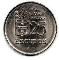 Portugal - 1982 - 25 Escudos - Polida - Foto 2