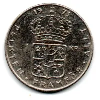 Suécia - 1973 - 1 Krona