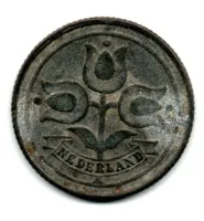 Holanda - 1942 - 10 Cents - Ocupação Alemanha 2° Guerra - Foto 2