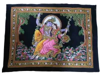 Tapeçaria Pano Decorativo - Krishna & Raddha