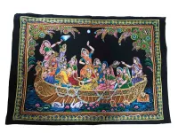Pano Decorativo - Krishna, Raddha & Consortes
