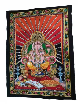 ESGOTADO! Tapeçaria Pano Decorativo - Ganesha - Foto 2