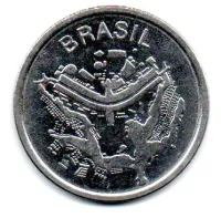 1986 - 50 Centavos - Moeda Brasil - Estado de Conservação: Muito Bem Conservada (MBC) - Foto 2