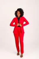 Conjunto Feminino de luxo  Lady Griffe Vermelho - Foto 7