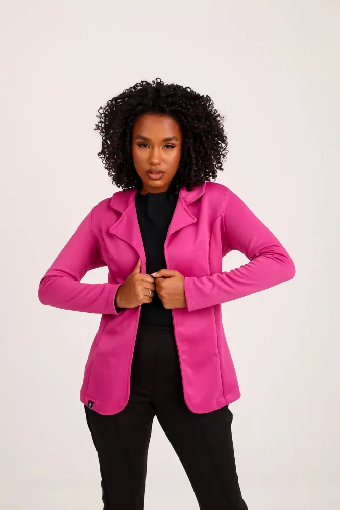 Blazer de luxo  Lady Griffe  Fucsia