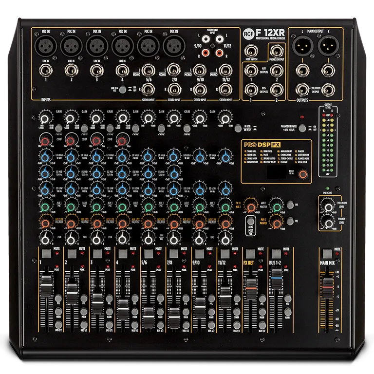 Mesa de Som 12 Canais RCF F12XR