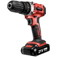 Furadeira E Parafusadeira Sem Fio de 10mm Mondial PF-O9M 21v com maleta de transporte 100V/240V 50Hz/60Hz - Foto 2