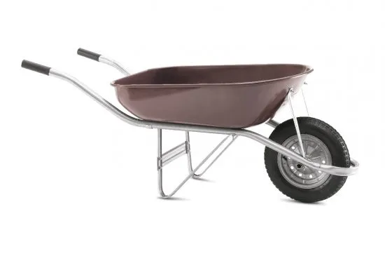 Carro De Mão 60 L Carrinho Caçamba De Aço Carriola Fischer Imagem