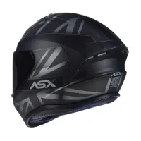 Capacete ASX Draken Uk  Preto Fosco - Foto 2