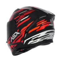 Capacete ASX City Arrow Preto Vermelho Branco - Foto 2